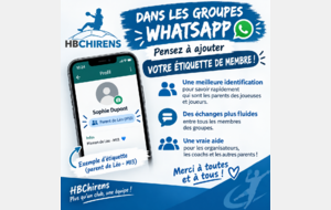 Visibilité dans les groupes WhatsApp