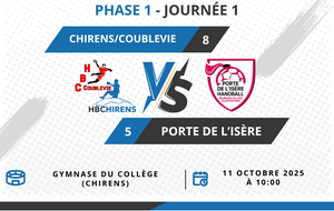 [M11F] Match - Chirens/Coublevie VS Porte de l'Isère