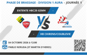 [M15F] Match - Entente HBC2E-GSMH VS HB Chirens/Coublevie