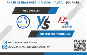[M18F] Match - Crolles VS HB Chirens/Coublevie