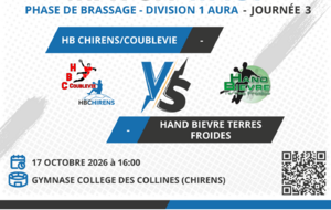 [M13F] Match - HB CHIRENS/COUBLEVIE VS HAND BIEVRE TERRES FROIDES