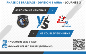 [M18M] Match - AS FONTAINE HANDBALL VS HB COUBLEVIE/CHIRENS