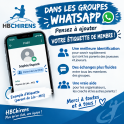 Visibilité dans les groupes WhatsApp