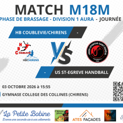 [M18M] Match - HB Coublevie/Chirens VS St Egrève