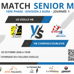 [SENIOR M] Match - Vizille VS HB Chirens/Coublevie